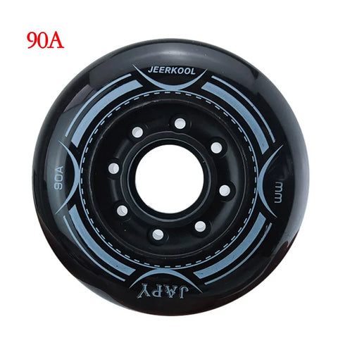 8pcs Inline Skate Wheels 72/76/80mm 85A/88A Hardness Slalom Roller Skating Tires for Sliding Patines