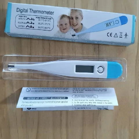 3-in-1 Digital Thermometer | Oral, Underarm, Bath | Fever Alert & Timer