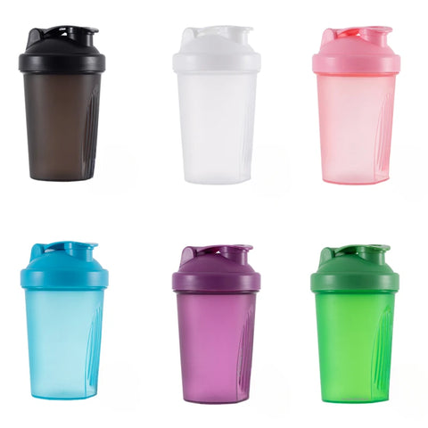 400ml Leakproof BPA-Free Protein Shaker Bottle With Mixer Ball
