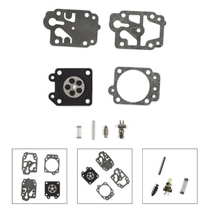 10 Sets Carburetor Rebuild Kits for 26cc-52cc Motorbikes Dirt Pit Bikes Gasket Diaphragms Repair Durable