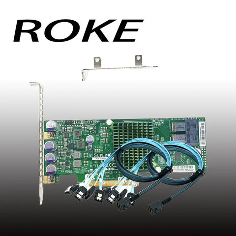 12Gbps SAS HBA IT Mode for ZFS FreeNAS Unraid with 2x 8643 Cables