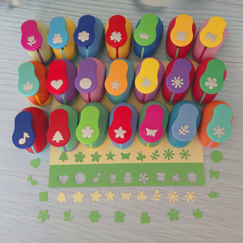 1.5cm Craft Punch Scrapbook Paper Cutter Card DIY Foam Hole Punch Shape Clip