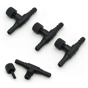 10-Piece Adjustable Aquarium Air Valves for 4mm Tube - Oxygen Pump Divider for Fish Tank