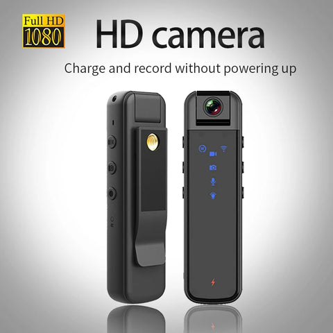 1080p Mini Camera with Night Vision and WiFi - Law Enforcement and Sports Action Recorder