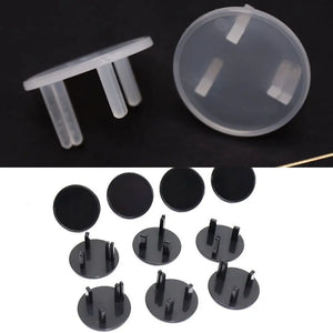 10-Pack UK Outlet Plug Socket Covers | Child Safety Protector Guards