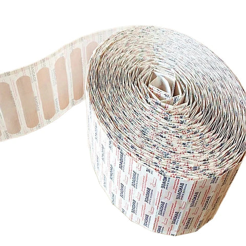 100pcs Adhesive Bandages 72x19mm First Aid Skin Plaster Wound Dressing Strips