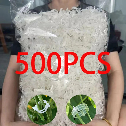 Garden Plant Support Clips & Reusable Vine Fasteners