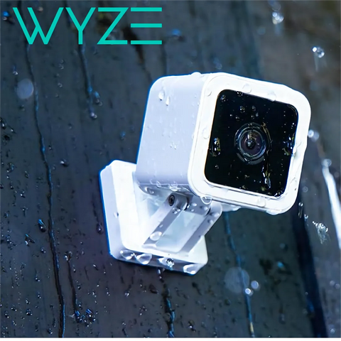 1080p HD Indoor/Outdoor Security Camera, Color Night Vision, Works with Alexa & Google