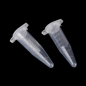 1.5ml Mini Plastic Microcentrifuge Lab Test Tubes with Graduated Markings