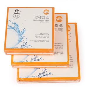 100pcs Lab Qualitative Filter Paper Circles - Fast/Medium/Slow Speed Oil Filtering