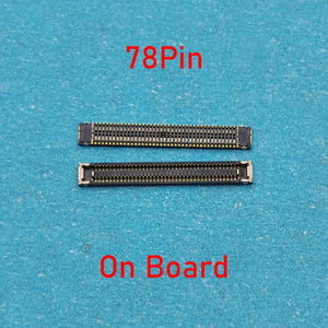 10-Pack 78-Pin USB Charging FPC Connector for Samsung A41 A51 A31 A71 M51 Charger Plug Board
