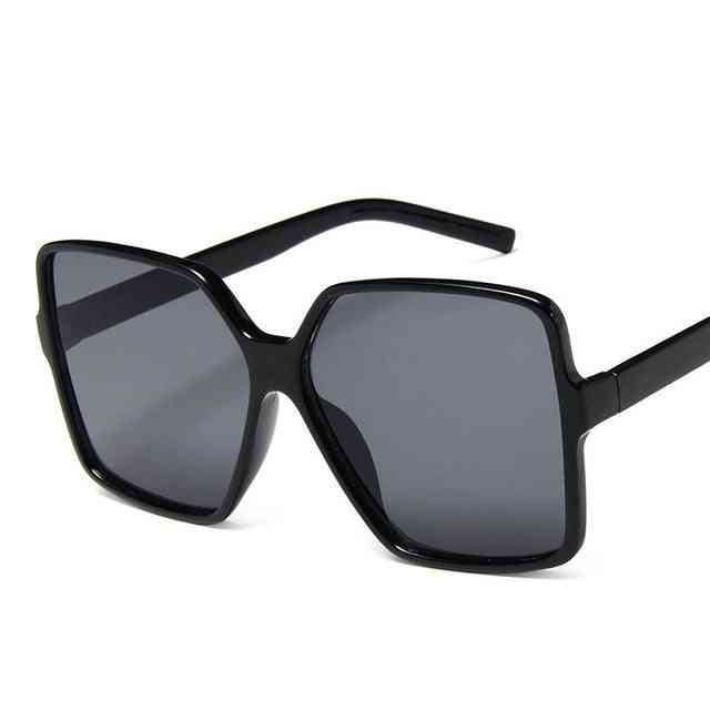 Oversize Designer Sunglasses For Women With Gradient, Uv400 Lenses
