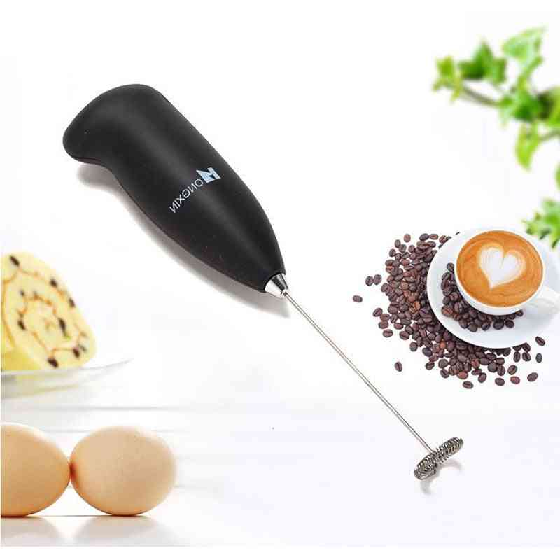 Automatic Handheld Foam Coffee Maker - Egg Beater Milk Cappuccino Frother Portable Kitchen Coffee Whisk Tool