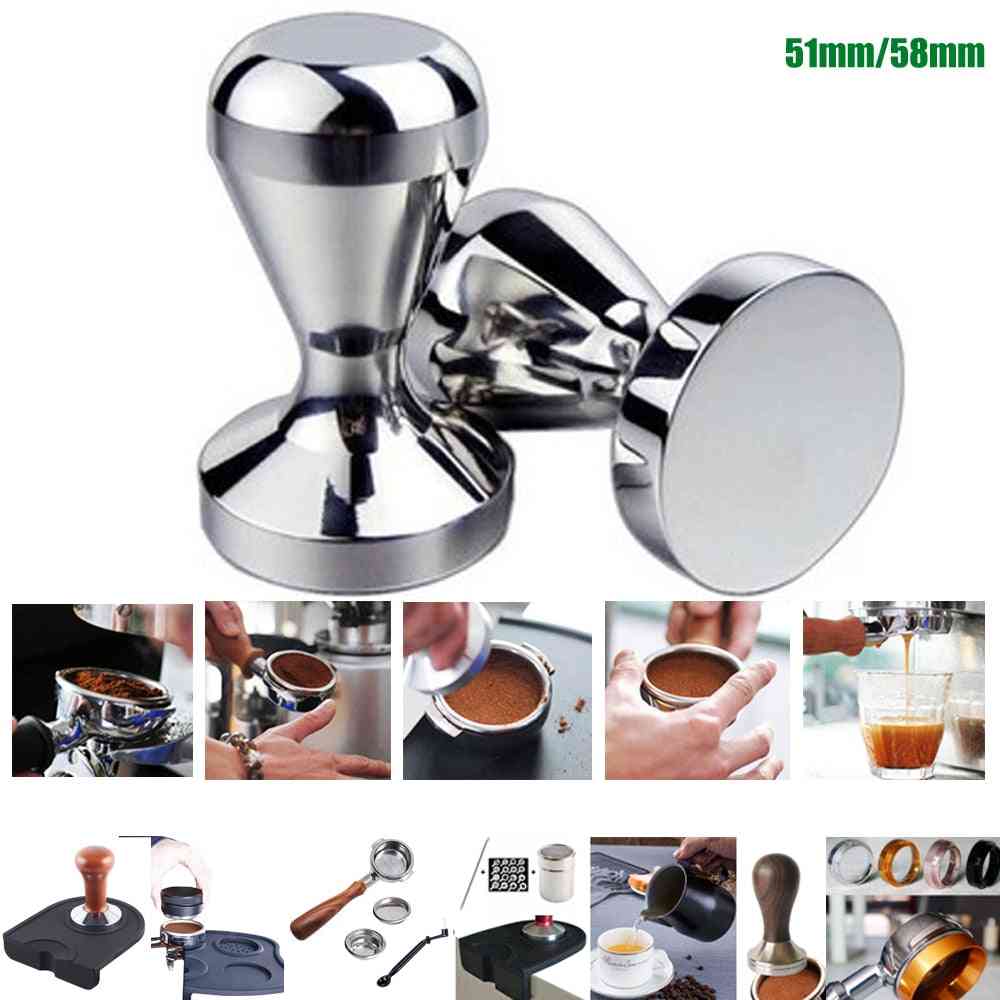 Aleación de aluminio de 51 mm o 58 mm - martillo de polvo prensado a mano para café - fabricante de café exprés cafe barista herramientas accesorios para máquinas - manipuladores de café