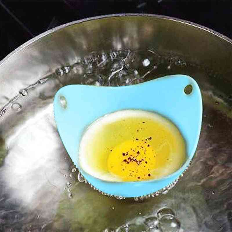 4 sztuk / partia silikonowe jajko kłusownictwo strąki pan formy forma na jajka miska pierścienie kuchenka kocioł-4szt