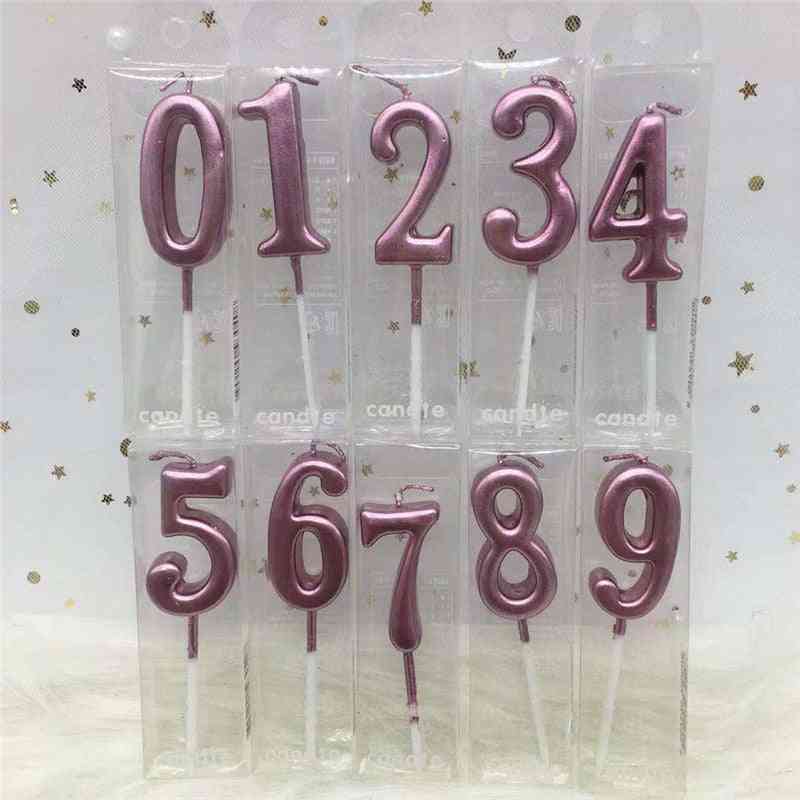 1pc Candles For Happy Birthday Party Decorations 0 9 Number