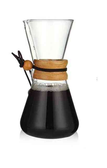 400 ml 600 ml 800 ml resistent glas kaffebryggare kaffekanna espressokaffe maskin med rostfritt stål filter kruka