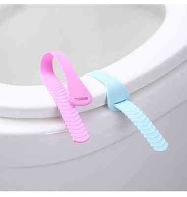 Household Silicone Toilet Cover - Adjustable Squat Toilet Cover, Toilet Handle