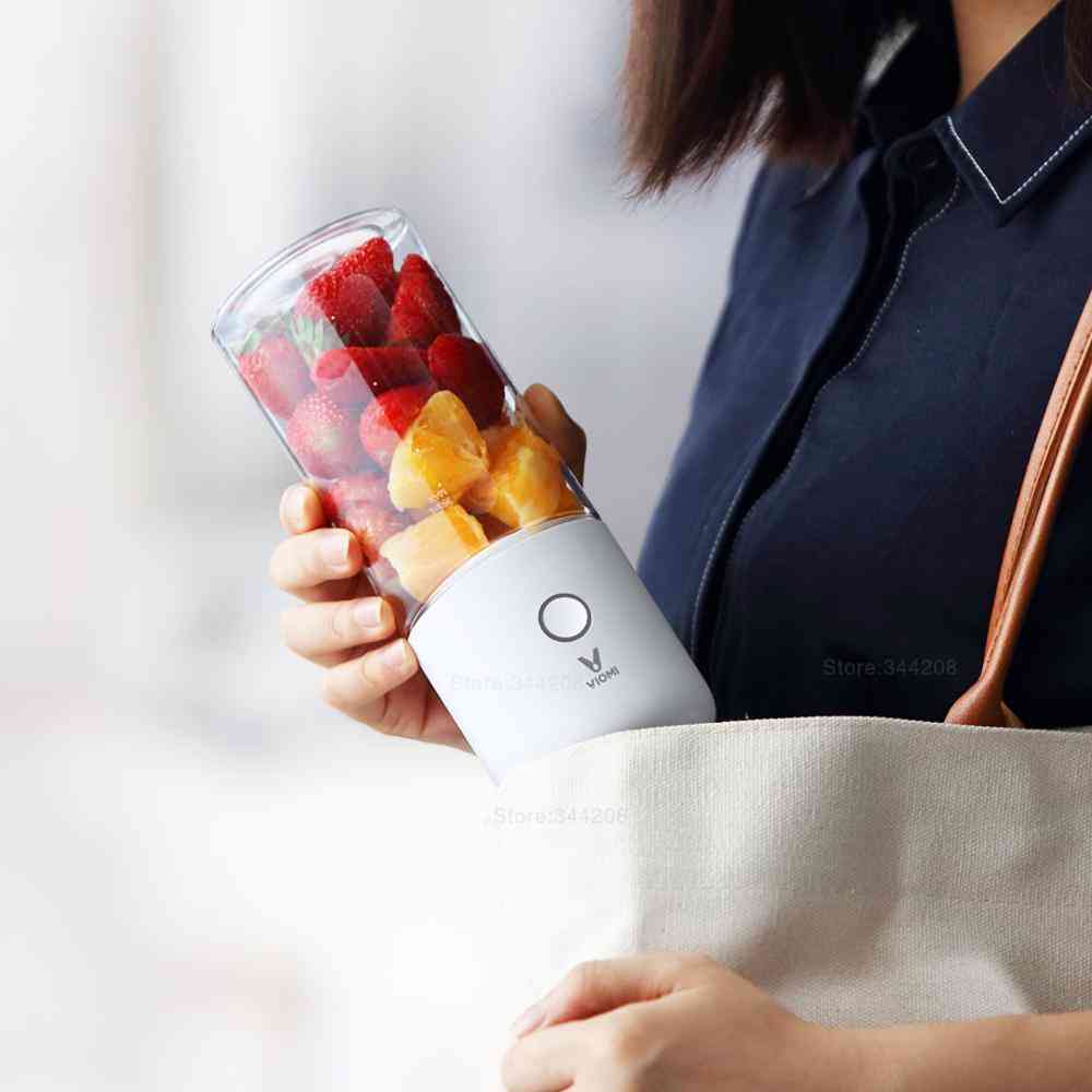 Mélangeur électrique mélangeur de cuisine presse-agrumes - tasse de fruits petit mini robot culinaire portable -