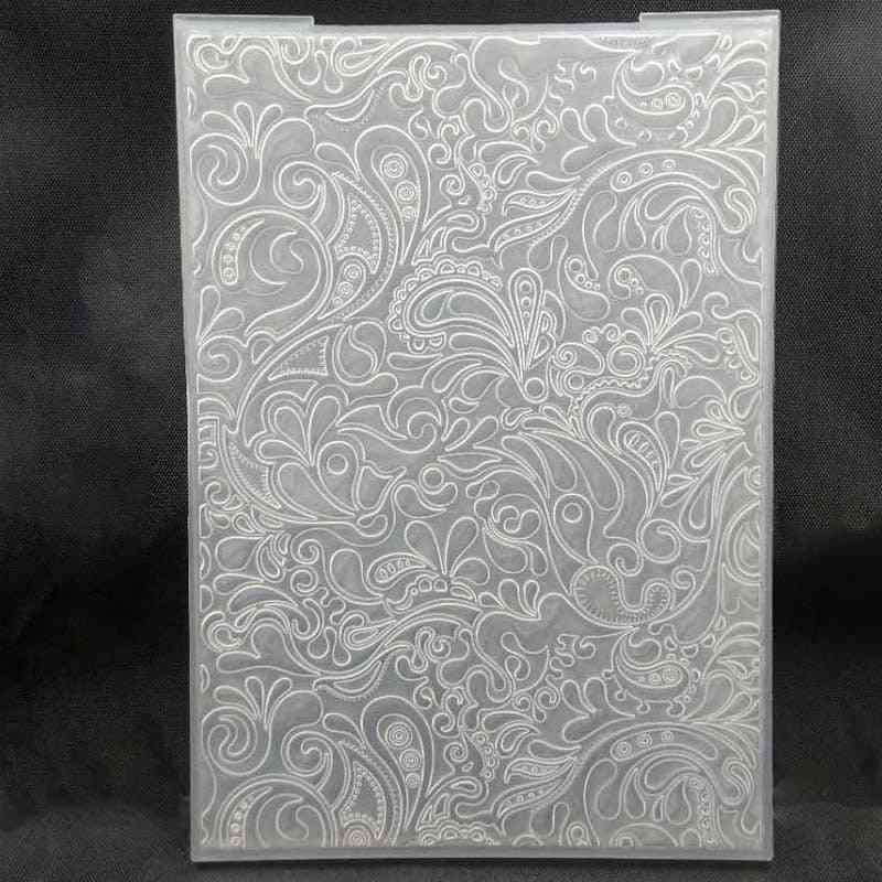Flori de gofrare plăci de proiectare hârtie tăiere matrițe - scrapbooking folder de gofrare din plastic
