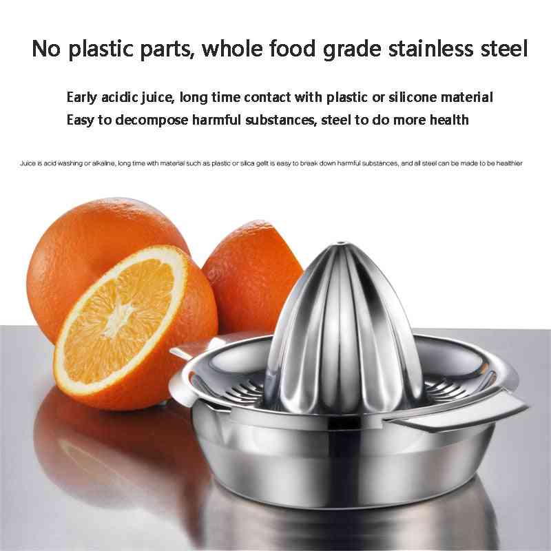 Manual Portable, Stainless Steel - Lemon, Orange, Citrus Juice Maker
