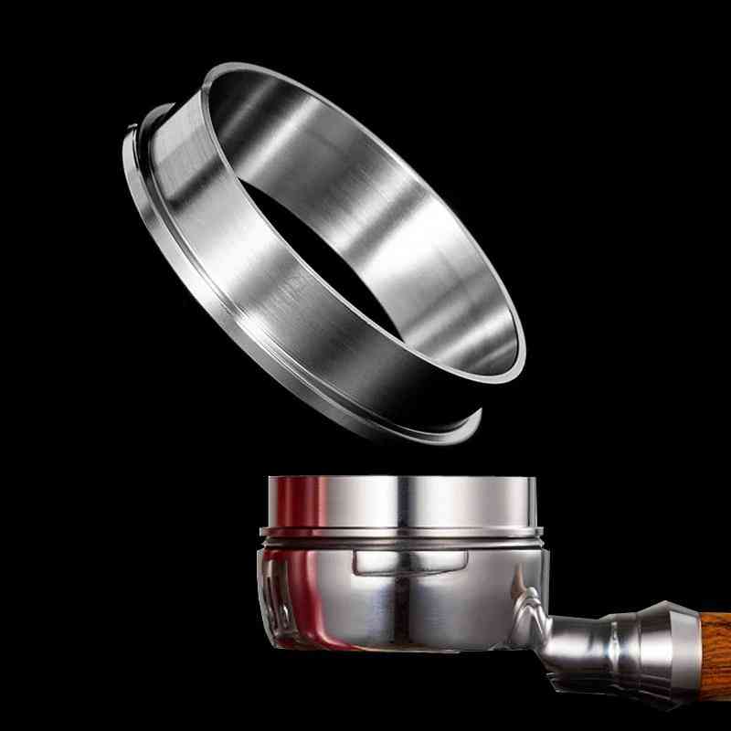 51/53 / 57,5 / 58 / 58,35mm anel doseador inteligente de aço inoxidável - tigela de infusão de café em pó para expresso, barista