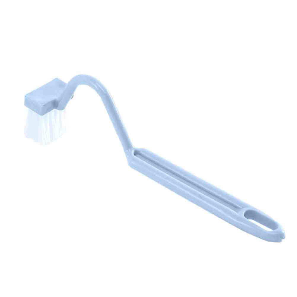Kitchen, Bathroom, Toilet Cleaning Brush Tool S Shape With Hanging Hole