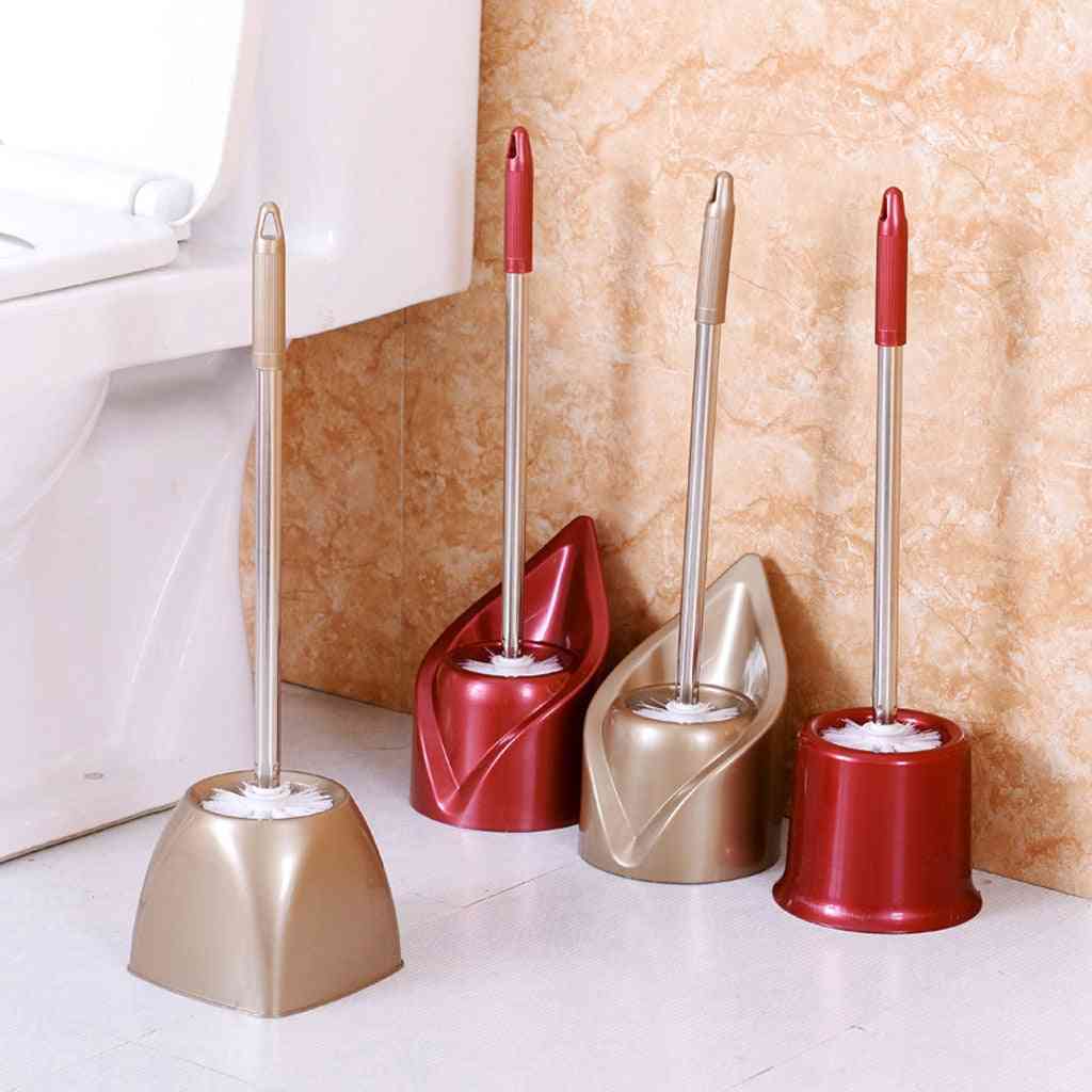 Bathroom Brush Stainless Steel Long Handle Used For Cleaning B Toilet, Bathroom