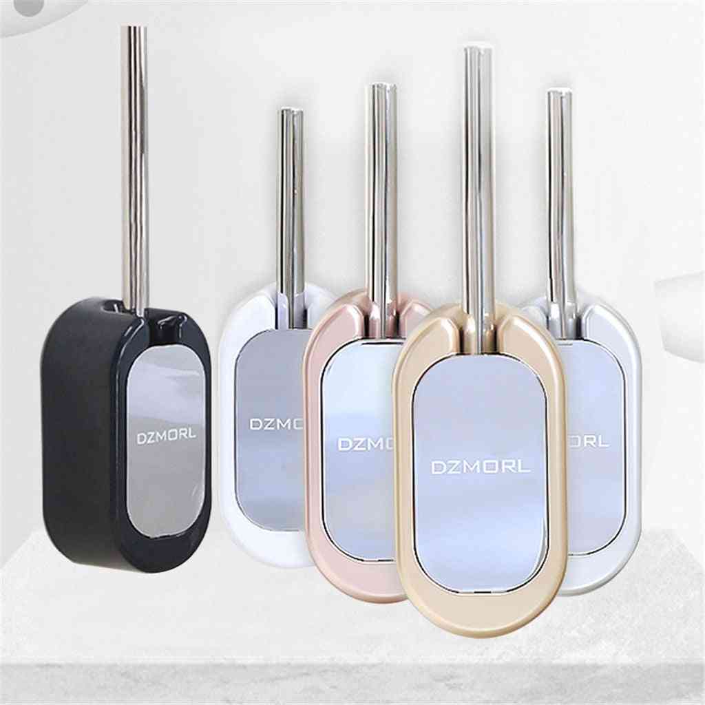 12 Color Multi Style Wall Mounted Stainless Steel Toilet Brush And Holder Set