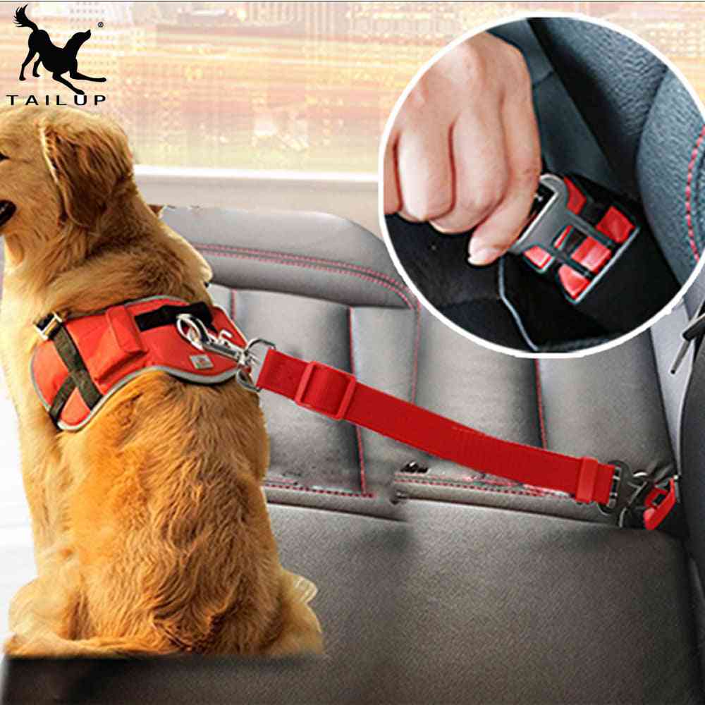 Bezpečnostní chránič bezpečnostního pásu hachikitty pro psy - oddělovací límec, pevný postroj do auta