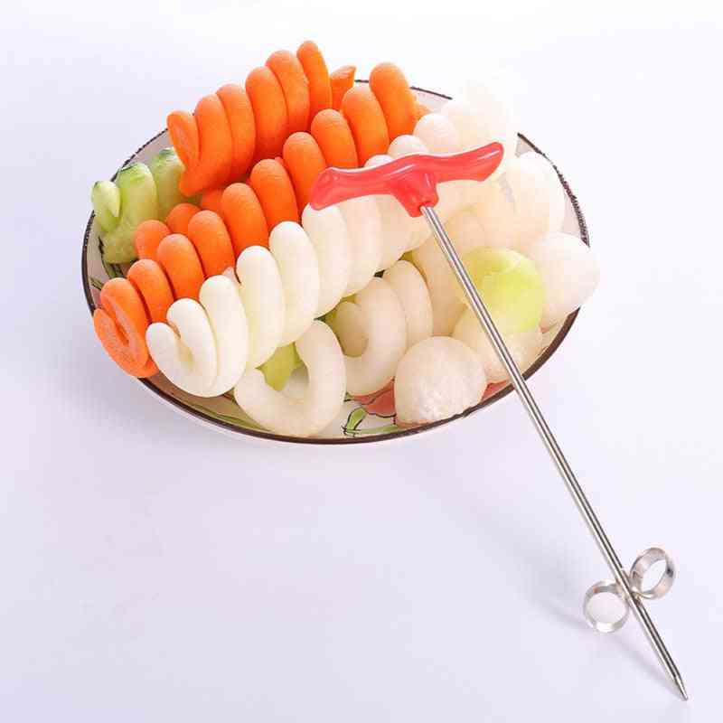Vegetables Spiral Knife Salad Chopper - Easy Spiral Screw Slicer Cutter