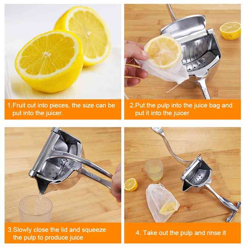 Mini Durable Manual Fruit Juicer - Portable Machine Squeezes Juicer