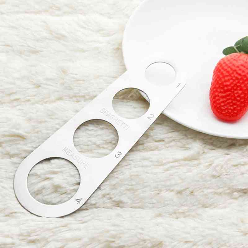 Easy Clearing Pasta Ruler Measuring Tool - Serving Portion Spaghetti Measurer Cooking Supplies Control Tools