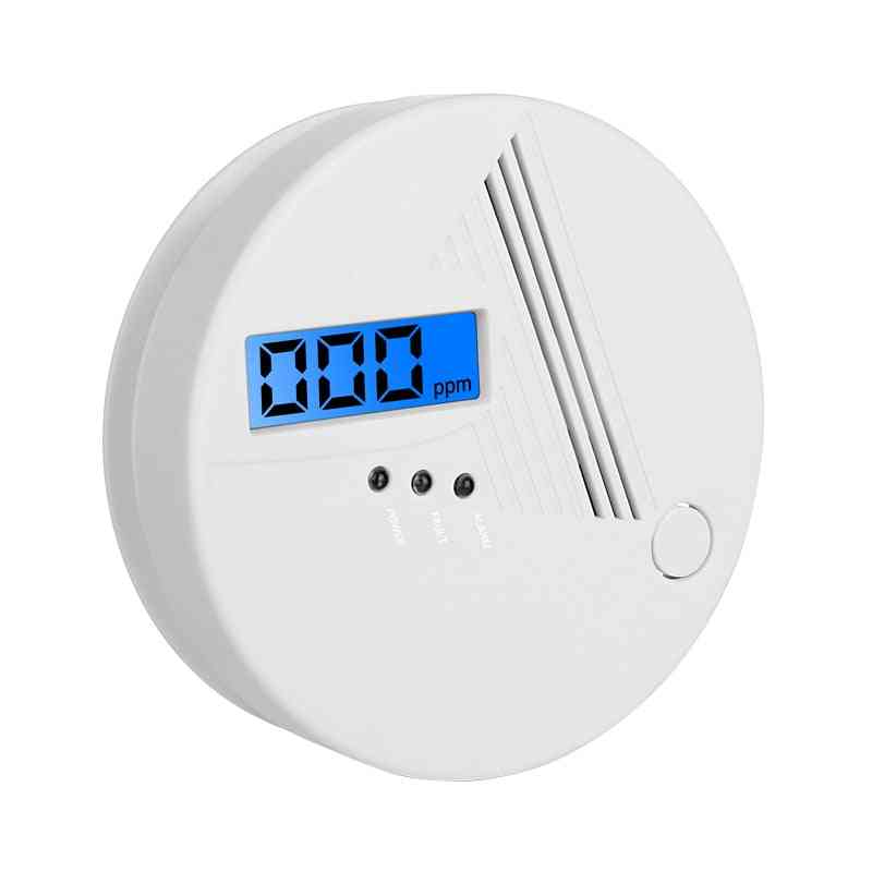Lcd Co Carbon Monoxide Sensor - Siren Sound - Independent Poisoning Warning Alarm Detector