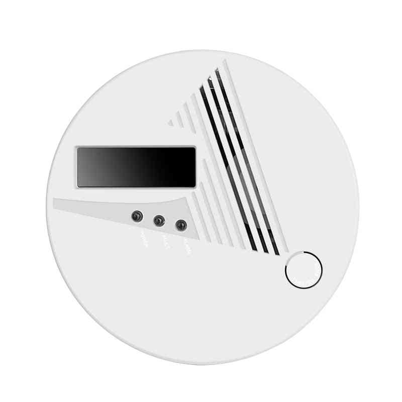 Lcd Co Carbon Monoxide Sensor - Siren Sound - Independent Poisoning Warning Alarm Detector