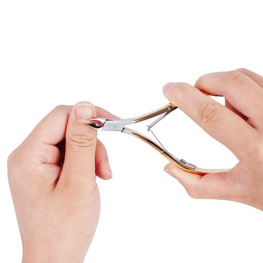 Foarfece pentru cuticule de unghii, unelte de tăiere cu piele moartă - instrumente pentru manichiură pentru pedichiură