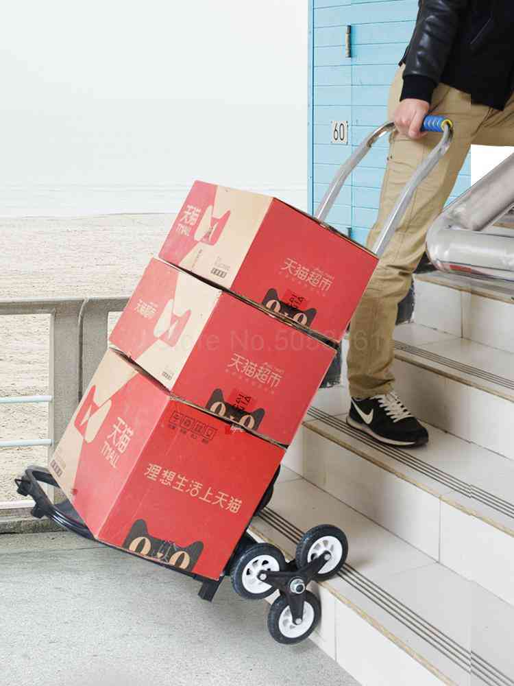 Climbing Stairs Trolley, Heavy King Portable Shopping Handling Trailer