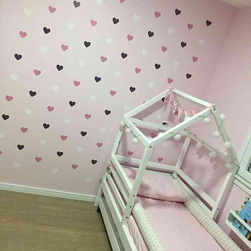 Heart Wall Decorative Sticker - Nursery Bedroom Decoration