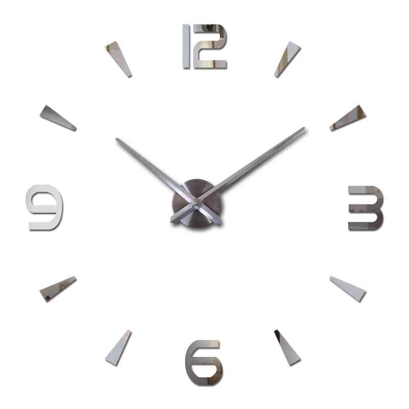 Nowoczesny design zegar ścienny zegarek kwarcowy - biały / 27 cali