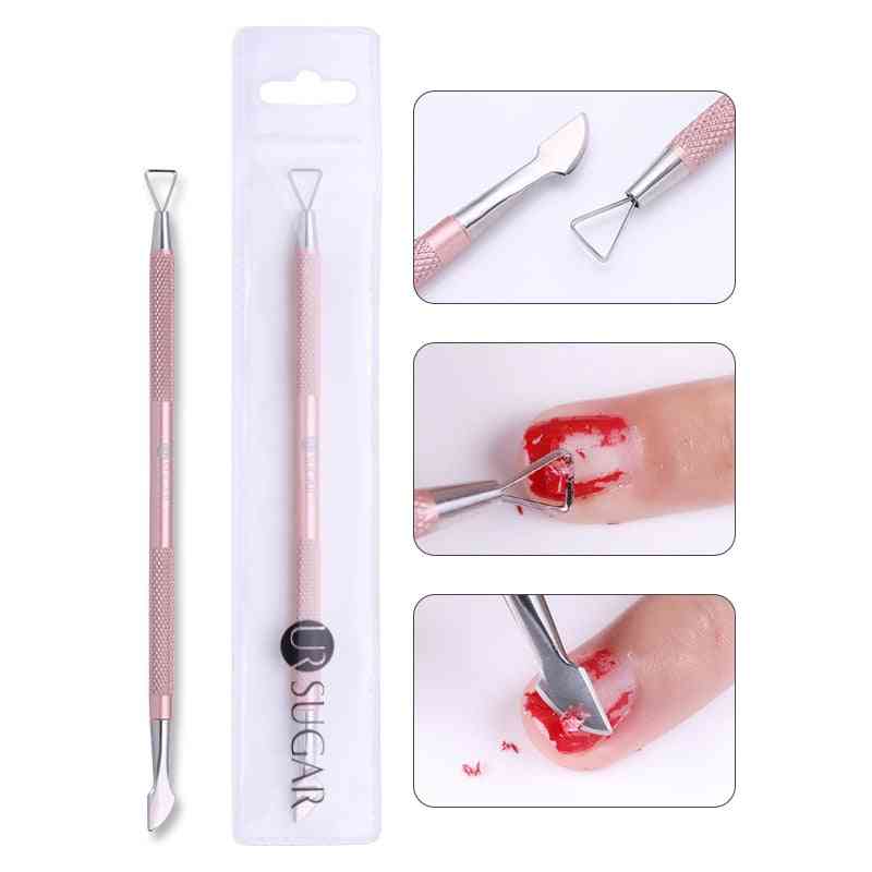 Stainless Steel Nail Cuticle Pusher Clipper, Scissor, Nipper, And Tweezer Picker