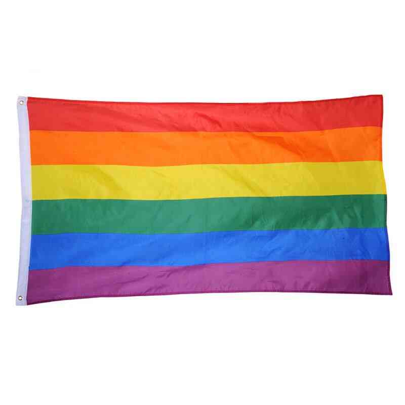 Zastava lgbt pride - barvita mavrična zastava za geje