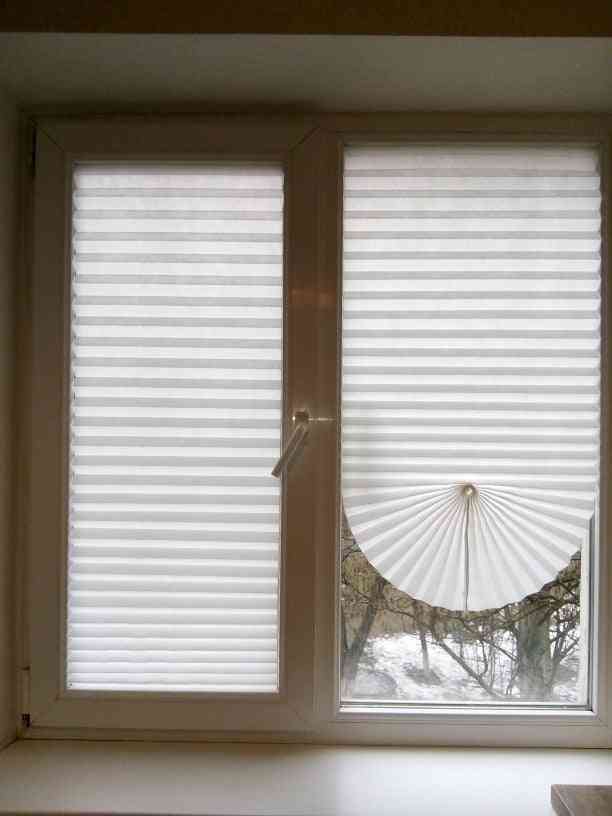 Window Pleated Zebra Blinds And Shades - Blind Roller