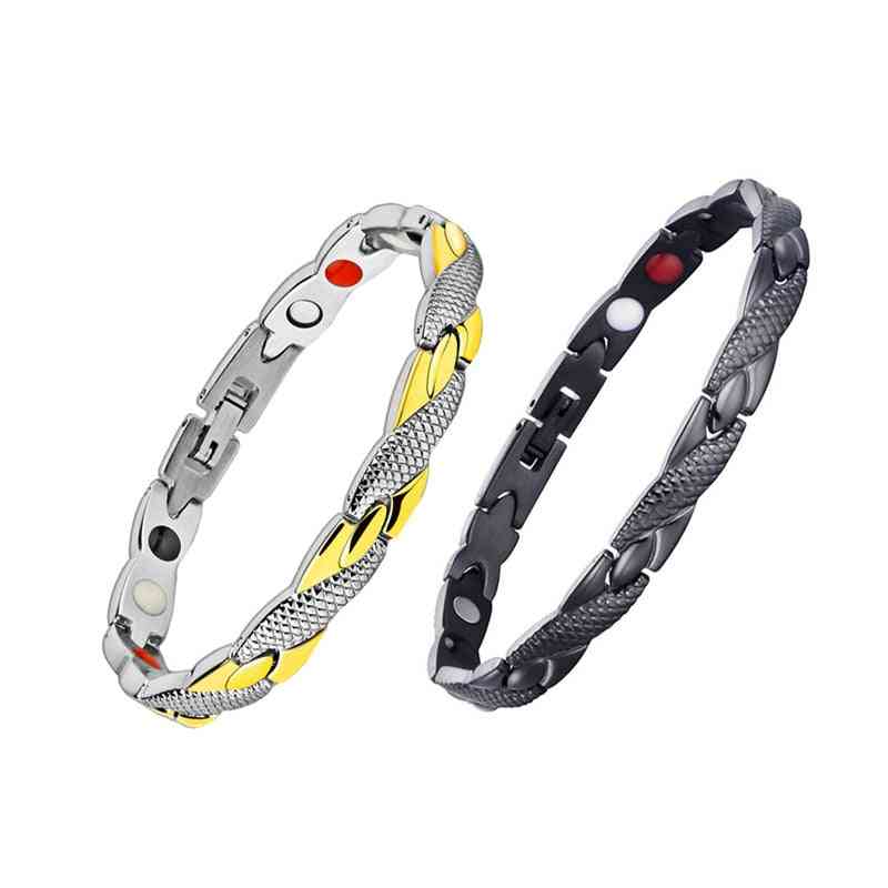 Weight Loss Magnetic Slimming Bracelet - Fashionable Jewelry For Man, Woman Link Chain
