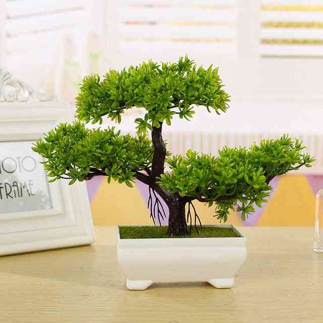 Simulation Pine Tree Potted Plant - Artificial Bonsai Simulation Potted Plant