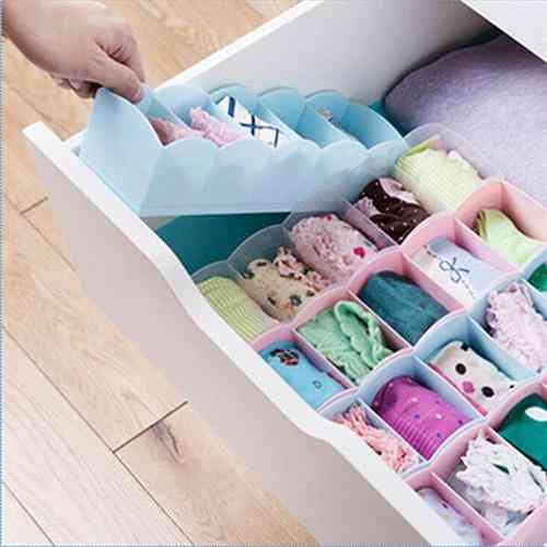 Drawer Storage Box And Clothes Organizer Case For Socks Underwear Bra Tie