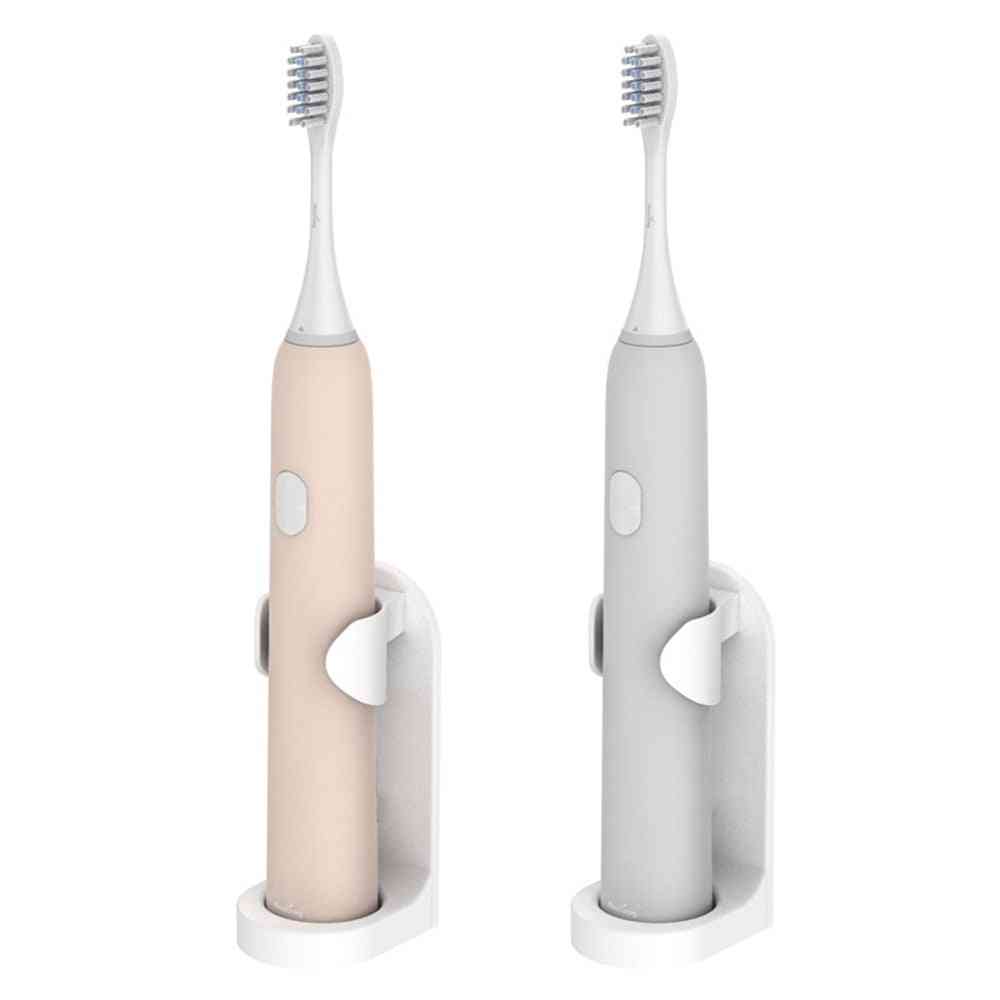 Detachable Punch Free Electric Wall Mount Toothbrush & Toothpaste Holder