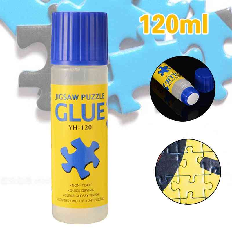 Safe Clear Fast Dry Glue Stick - Papers Jigsaw Conserver Glue Tool For Puzzle Hobbyist Collector