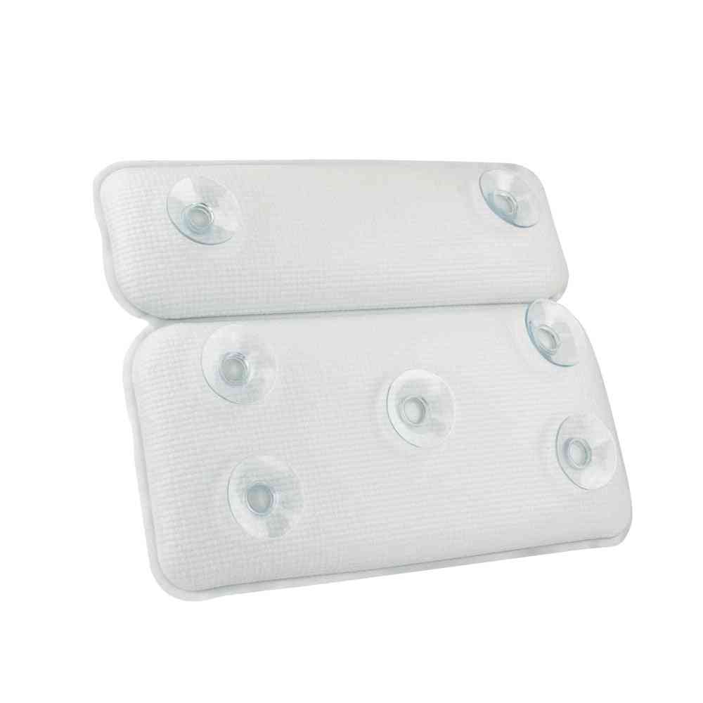 Diseño de panel de spa impermeable soporte para el cuello reposacabezas cojín de baño - almohadas de bañera para spa - 4