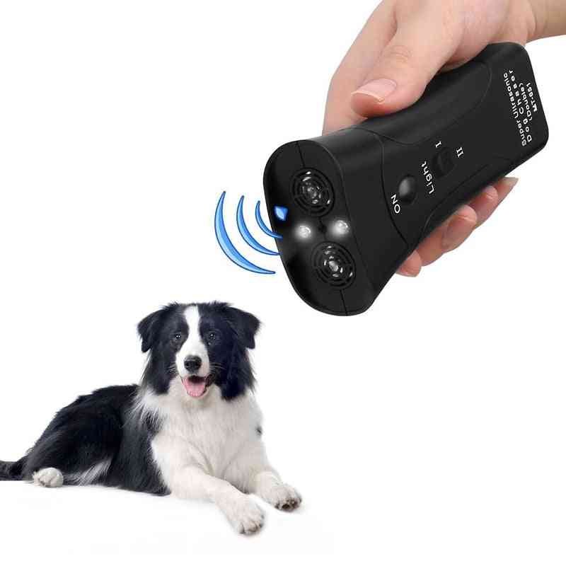 Ultrasonic Anti Bark Barking Led Flashlight Dog Chaser & Aggressive Attack Controller