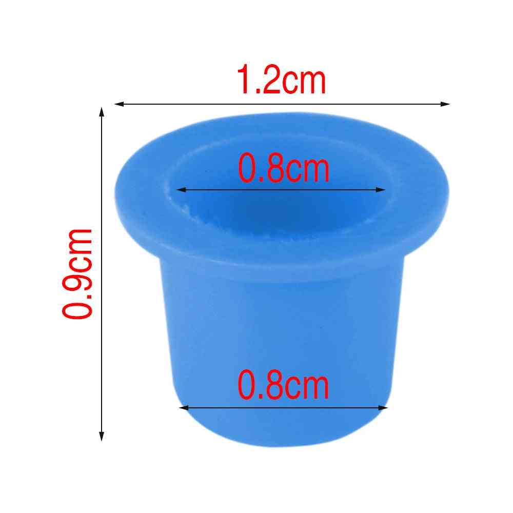 Malý plastový držiak / nádobka na atramentové poháre - čiapky na jedno použitie